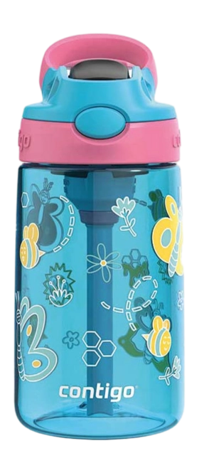 Drinking Flask Contigo Cleanable Kids Butterflies 420 ml