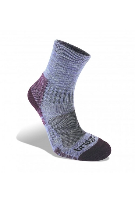 Socks Bridgedale WoolFusion Trail Light Women Heather Damson