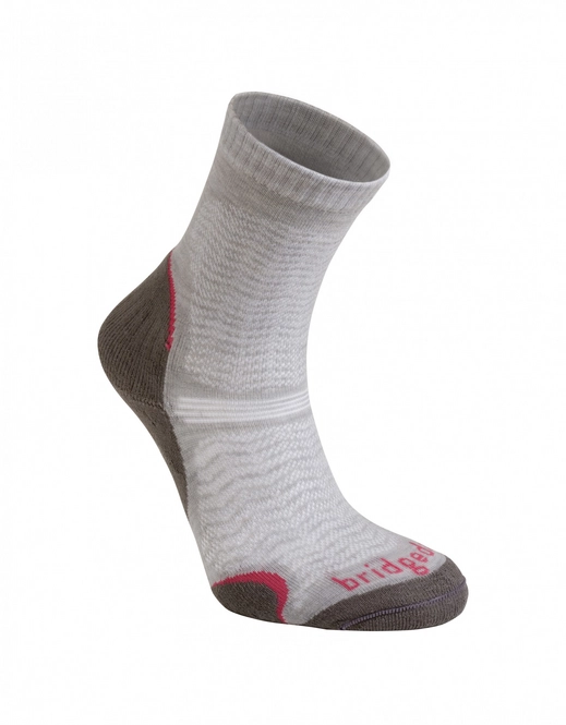 Socks Bridgedale WoolFusion Trail Ultra Light Women Mushroom
