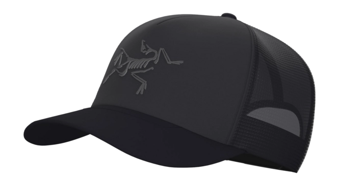 Cap Arc'teryx Unisex Bird Trucker Curved Black