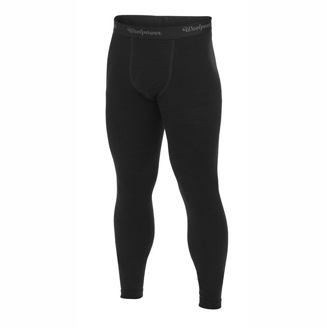 Thermal Leggings Woolpower Long Johns Mens Lite Black