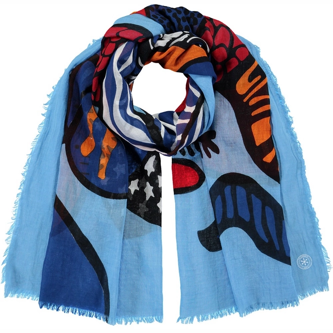 Scarf Barts Women Moselle Light Blue