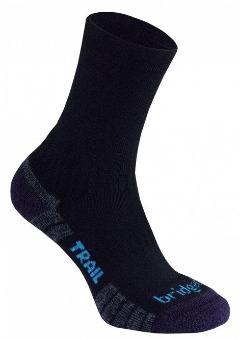 Socks Bridgedale WoolFusion Trail Women Black Purple