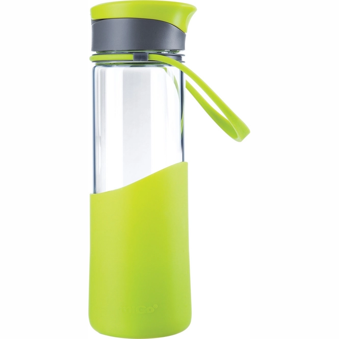 Water Bottle Aladdin Hydration On The Go Glas Migo Enjoy Botanical Green 0.5L