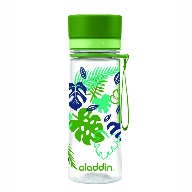 Water Bottle Aladdin Aveo Print Green 0.35L