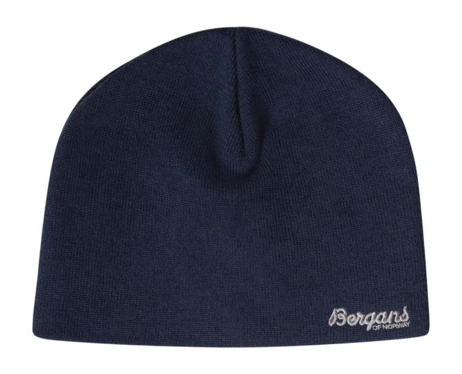 Beanie Bergans Unisex Allround Warmest Merino Beanie Navy Blue