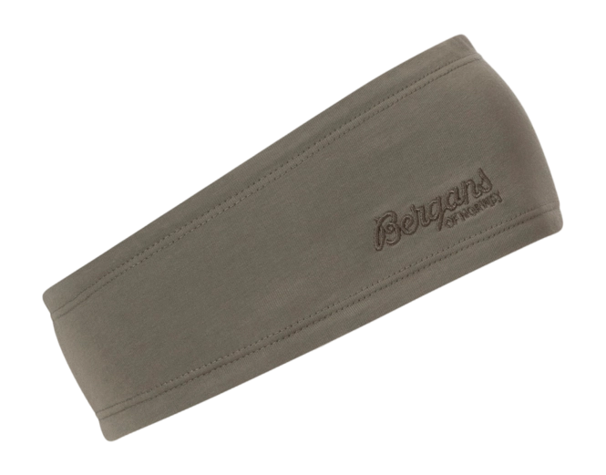 Headband Bergans Unisex Cotton Headband Green Mud