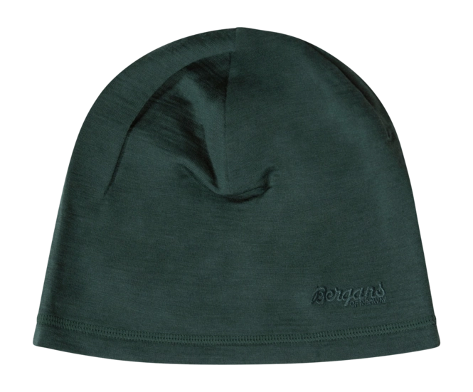 Beanie Bergans Unisex Wool Beanie Duke Green - Size 56