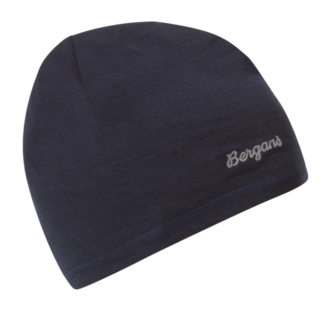 Beanie Bergans Kids Wool Junior Beanie Navy Blue - Size 50