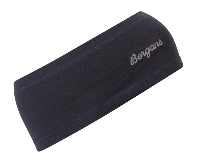Headband Bergans Kids Wool Junior Headband Navy Blue - Size 50
