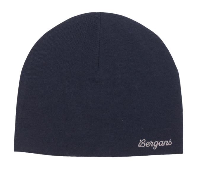 Beanie Bergans Unisex Allround Thin Merino Navy Blue