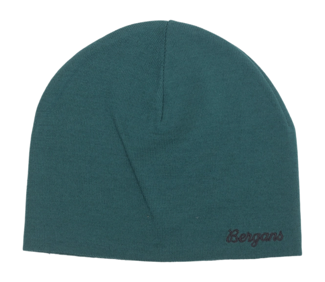 Beanie Bergans Unisex Allround Thin Merino Malachite Green