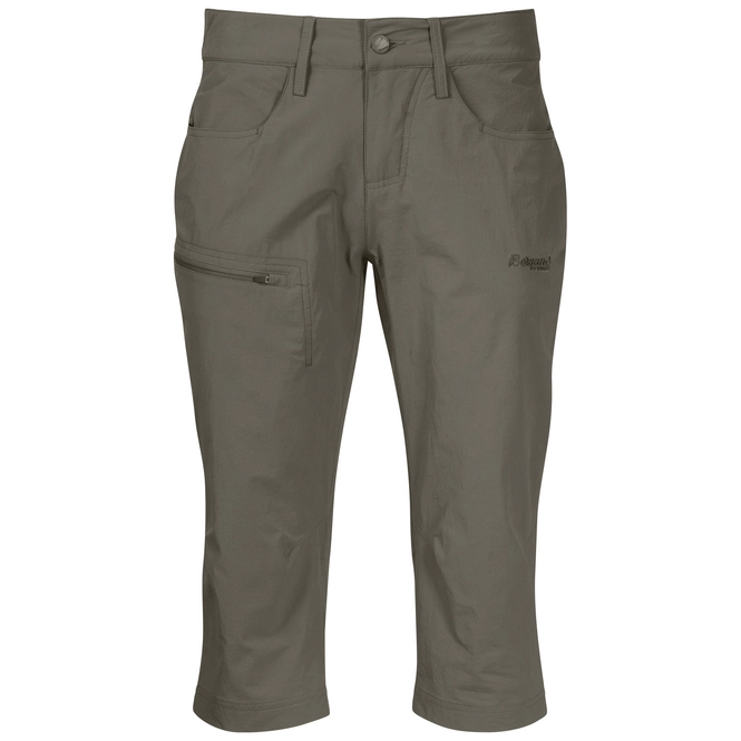 Trousers Bergans Women Moa 3/4 Green Mud Seaweed
