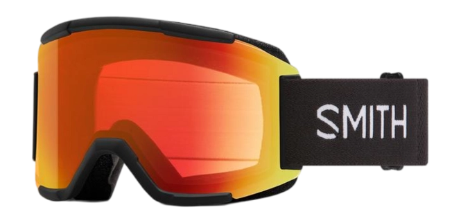 Ski Goggles Smith Unisex Squad Chromapop Everyday Red Mirror