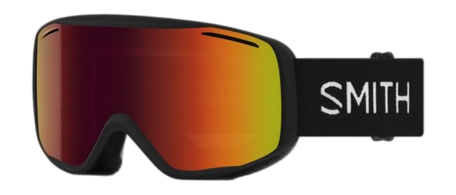 Ski Goggles Smith Unisex Rally Red Solx Mirror Antifog Black