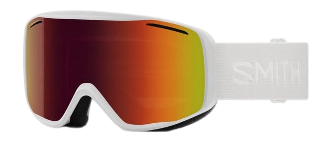 Ski Goggles Smith Unisex Rally Red Solx Mirror Antifog White