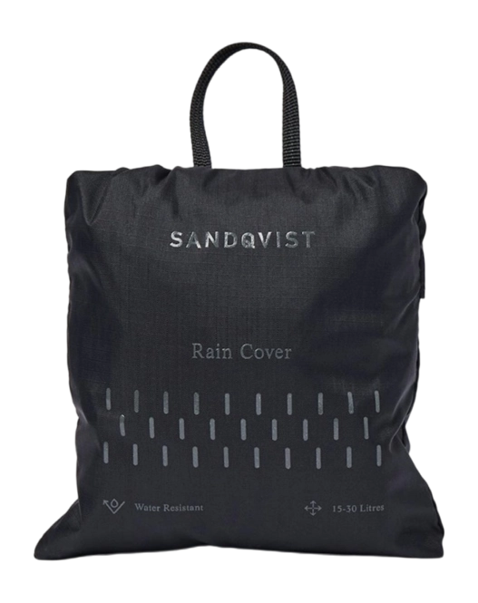 Rain Cover Sandqvist Unisex Bergen Black '24