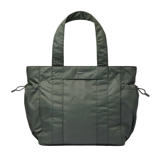 Tote Bag Sandqvist Unisex Sigrid Multi Lichen Green