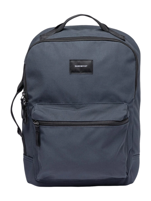 Rucksack Sandqvist Unisex August Navy With Black Webbing