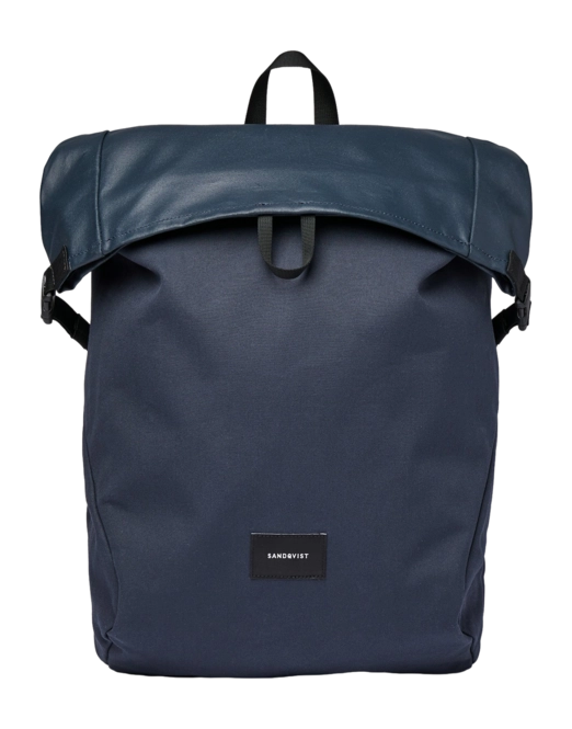 Rucksack Sandqvist Unisex Alfred Navy With Black Webbing '24
