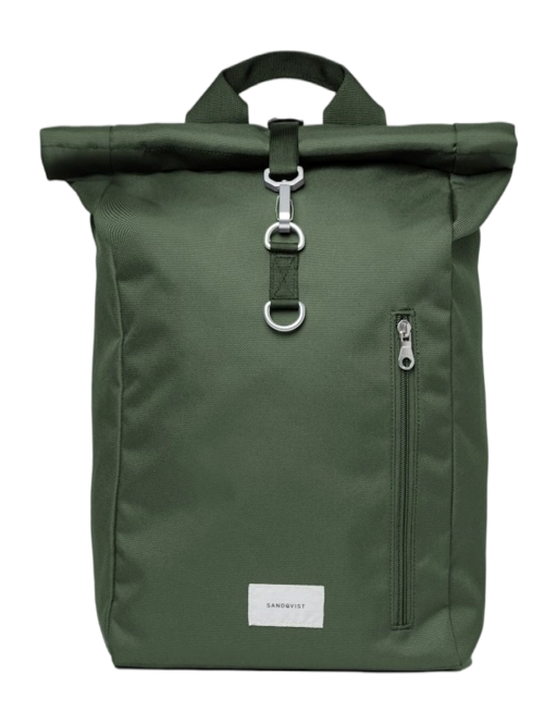 Rucksack Sandqvist Unisex Ground Rolltop Dawn Green With Dawn Green Webbing L