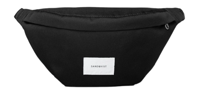 Waist Bag Sandqvist Unisex Ground Crossbody Bag Black