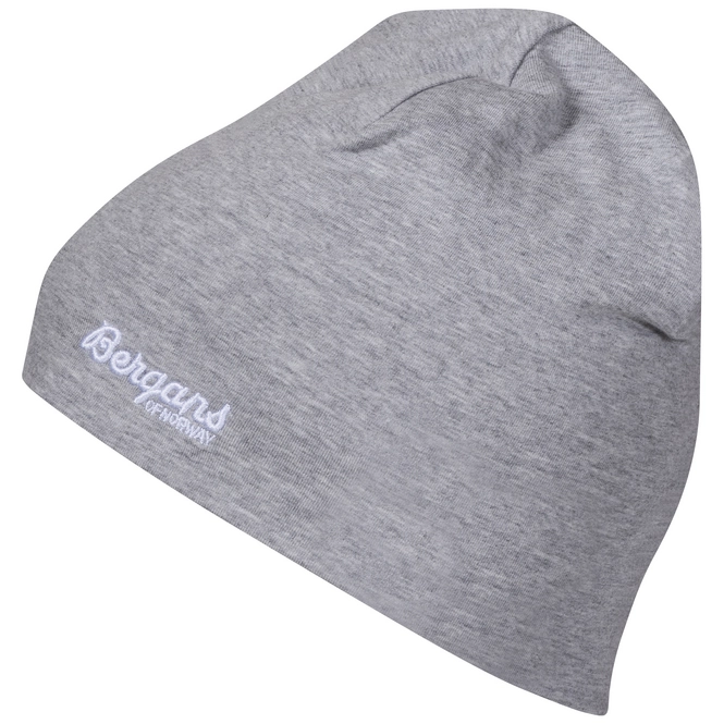 Beanie Bergans Kids Cotton Grey Mel (52)