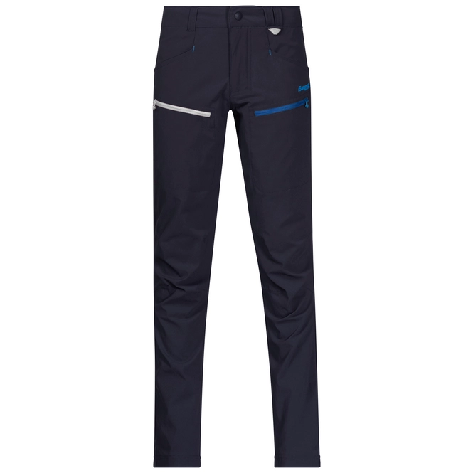 Trousers Bergans Girls Utne Dark Navy Athens Blue White