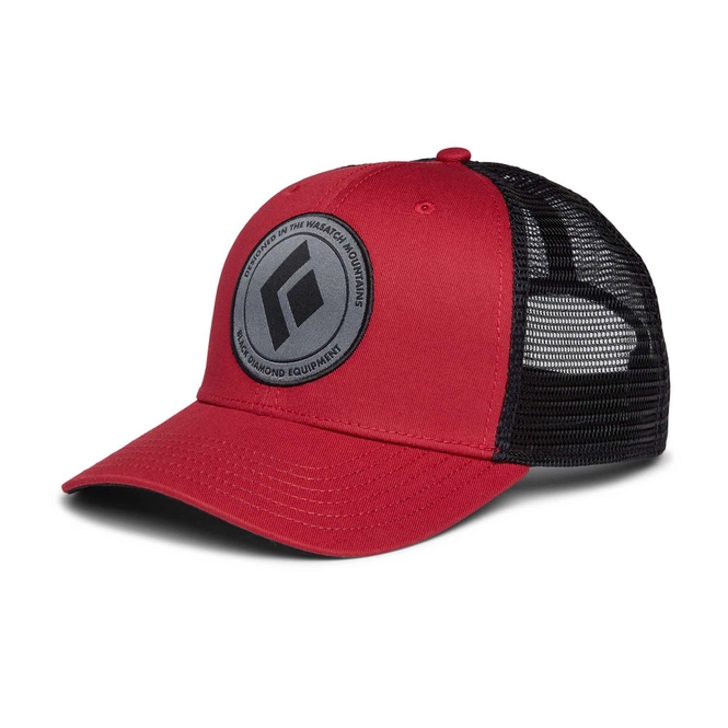 Cap Black Diamond Trucker Hat Red Rock-Black
