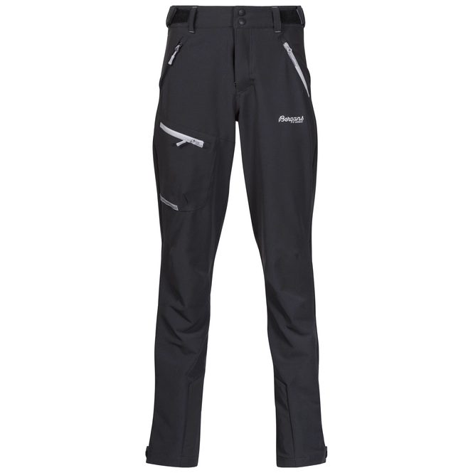 Trousers Bergans Youth Sjoa Lite Softshell Solid Charcoal Aluminium