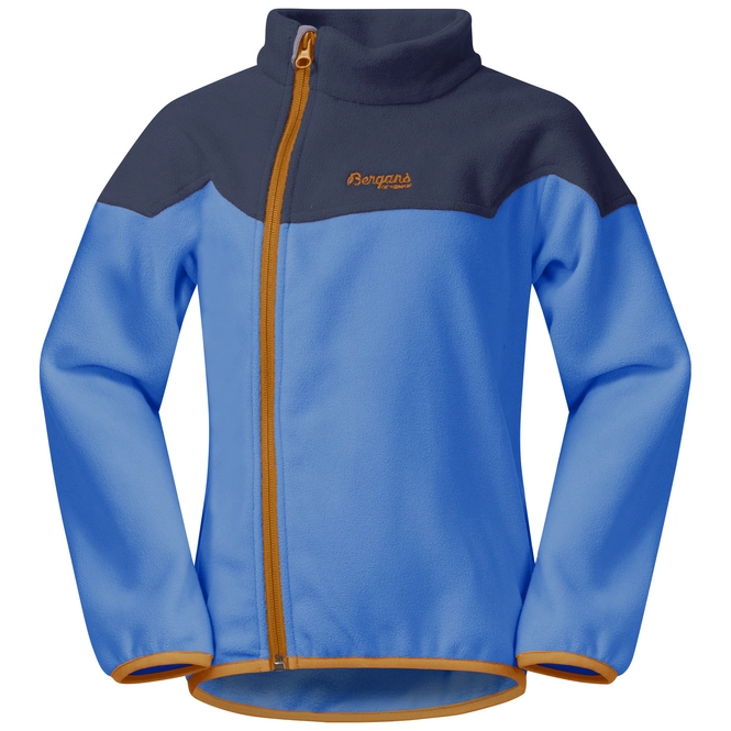 Fleece Bergans Kids Ruffen Athens Blue Navy Desert