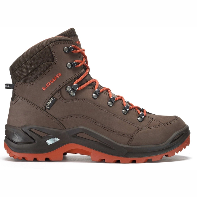 Walking Shoe Lowa Renegade Gtx Mid Espresso Rust
