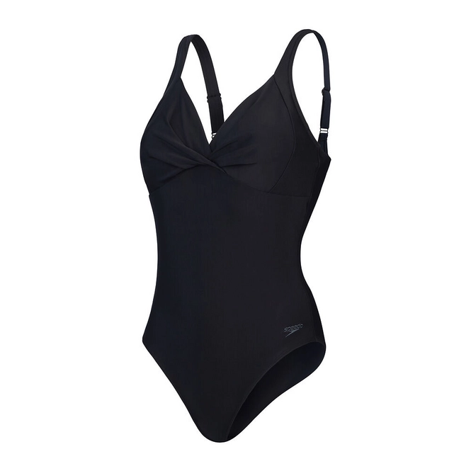 Swimsuits Speedo Women Eco Cross Knot Shaping 1P Black 25