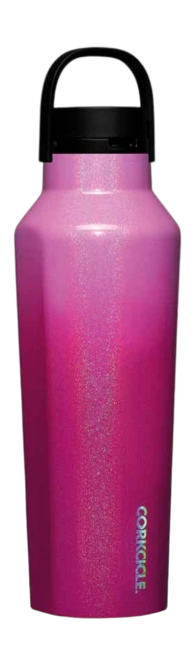 Thermal Flask Corkcicle Sport Canteen Glittery Pink Ombre Dark 590 ml