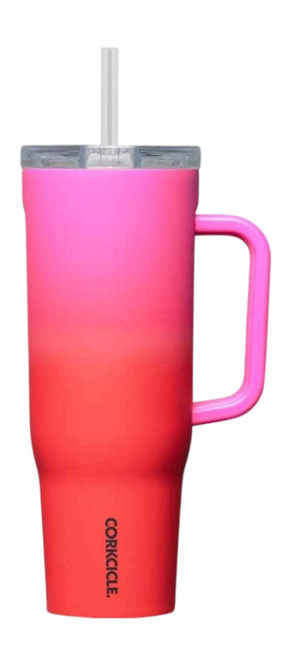 Thermal Mug Corkcicle Cruiser with Straw Pink Ombre 1.2 L