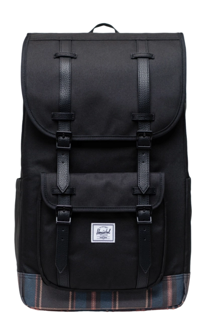Rucksack Herschel Little America Black Winter Plaid