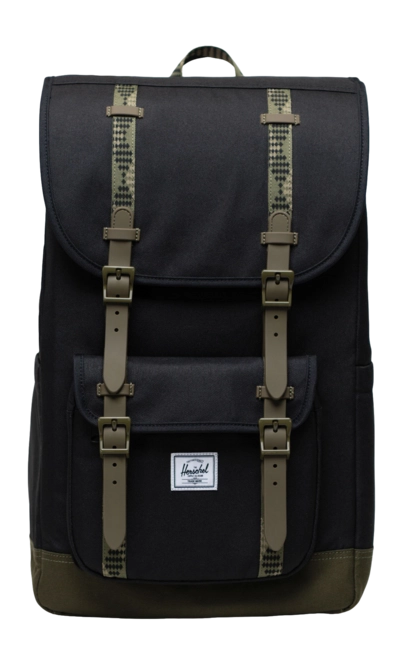 Rucksack Herschel Little America Black/Ivy Green