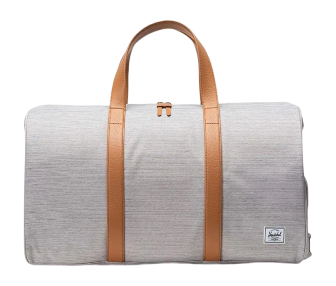 Travel Bag Herschel Novel Duffle Light Grey Crosshatch '24