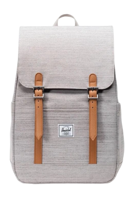 Backpack Herschel Retreat Small Light Gray Crosshatch