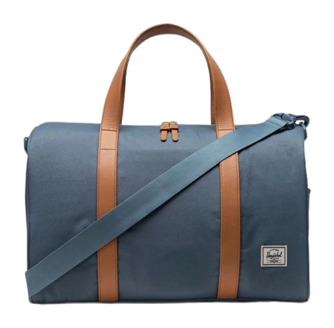 Travel Bag Herschel Novel Carry On Duffle Blue Mirage White Stitch