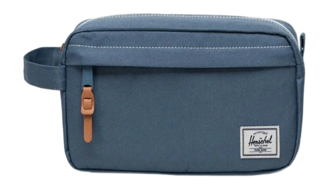 Travel Kit Herschel Chapter 5 L Blue Mirage White Stitch '24