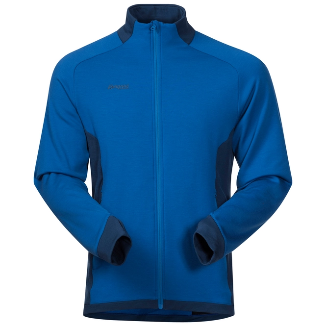 Sweatshirt Bergans Men Vikke Jacket Fjord Dark Steel Blue