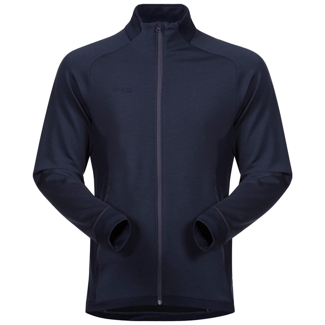 Sweatshirt Bergans Men Vikke Jacket Night Blue Dark Navy