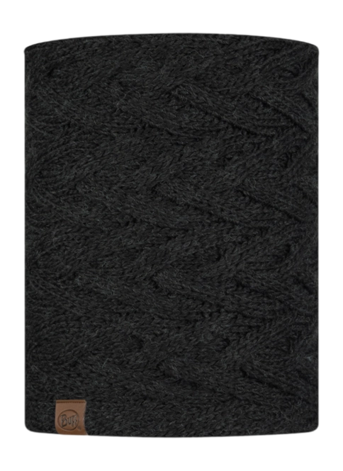 Neck Warmer Buff Unisex Knitted & Fleece Caryn Graphite