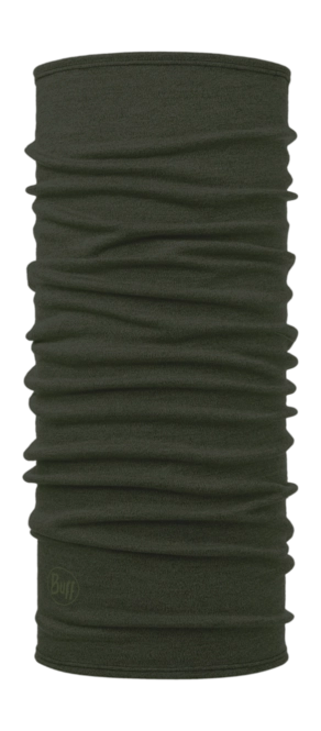 Neck Warmer Buff Unisex Merino Midweight Solid Bark