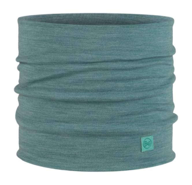 Neck warmer Buff Unisex Merino Heavyweight Solid Pool