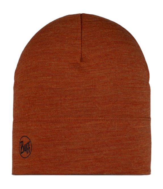 Beanie Buff Unisex Merino Midweight Melange Cinnamon