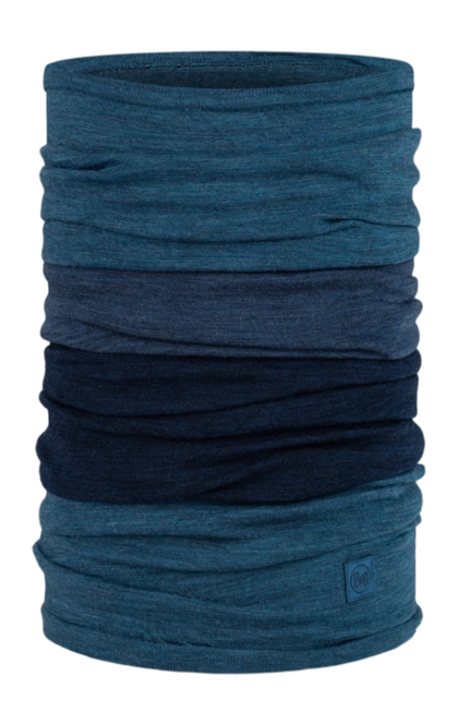 Neck Warmer Buff Unisex Merino Move Denim