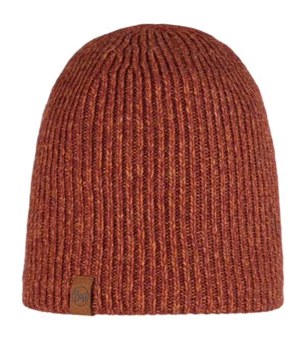 Beanie Buff Unisex Knitted & Full Fleece Hat Lyne Cinnamon