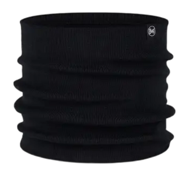 Neck warmer Buff Knitted Lilon Black
